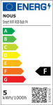 Nous AND quot;Smart WiFi RGB LED Bubl E14 P4 AND quot; Multicolor