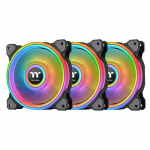 THERMALTAKE Riing Quad 12 RGB TT Premium 3-pakend