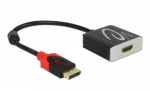 Delock Adapter DisplayPort/HDMI 4K 60Hz 0,2 m must