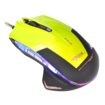 E-BLUE E-Blue EMS124GR Gaming Mouse with Additional Buttons / LED RGB / 2400 DPI / Avago Chipset / USB Green