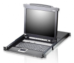 Aten 8 Port 17"" LCD KVMP Switch with UK Keyboard