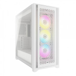 CORSAIR iCUE 5000D RGB Airflow Midi Torn Valge