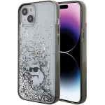 Karl Lagerfeld KLHCP15MLKCNSK iPhone 15 Plus / 14 Plus 6.7" lbipaistev kvakott Liquid Glitter Choupette