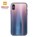 Mocco Aurora Glass Silicone Tagasimbris Apple iPhone XS Max-ile, pruun - must