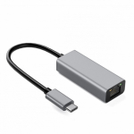 iBOX Adapter alumiiniumist RJ45 kuni USB Type-C 10/100/100