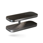 Zens Alumiiniumist Quattro Wireless Charger Pro 4 toiteallikaga 65W Qi2 must