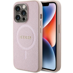 GUESS GUHMP15XPSAHMCP iPhone 15 Pro Max 6.7" roosa kvakott Saffiano MagSafe