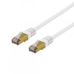 Deltaco SFTP-63VAH vrgukaabel Valge 3 m Cat6a S/FTP (S-STP)