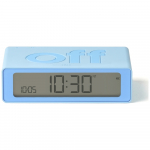 Lexon Flip Mini Dual-Sided Alarm Clock light blue LR158LB1