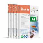 Peach A4 lamiinipaber 216x303mm, 80m, 5x100 lehte