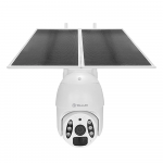 Tellur Smart WiFi Solar Camera P AND T 3MP, 2K UltraHD, PIR, 20W solar panel, white