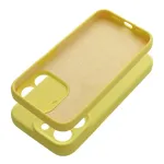 SILIKONKOTT 2mm IPHONE 15 Pro jaoks, tsitrusvrvi