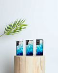 iKins AND quot;SmartPhone case Samsung Galaxy S21 AND quot; Blue Lake Black