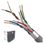 EMOS Kaabel F/UTP CAT6 23AWG, tahke, vask, Eca CU