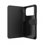 Zagg Folio mbris Apple iPhone 17 Pro jaoks, must