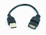 Gembird USB2-kaabel pikendus AM-AF/CCP-USB2-AMAF-0,15m