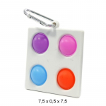 Mocco Bubble Pop It Antistress Sensory / keychain / White
