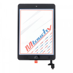 MUSTTBY Puutekraan + tagakleebis + kodu iPAD Mini2 (must)