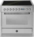 Steel 90cm laiune induktsioonpliit elektriahjuga Genesi G9F-5FI SS