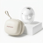 Momcozy M5 Smart Wearable Breast Pump | Shell breast pump | App control, wireless, single, grey