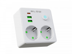 BLOW Power strip R-20 PRx2 2xUSB-A + USB-C white