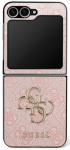 GUESS leminekumbris SAMSUNG Z Flip7 GUHCZF7PU (nahkvrv 4G metalllogo) roosa