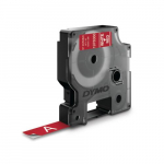 DYMO D1 Vastupidav Valge punasel 12mm 1978366