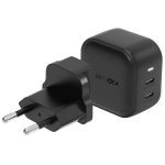 Energea vrgutasu. 2xUSB-C PD-PPS 45W 2C must/must US+EU Travelite GAN45