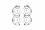 DJI Neo 2 Propeller Guard, propellerikaitsja, paar (CP.FP.00000300.01)