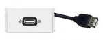Vivolink Outlet Panel USB 2.0 (A-A) .