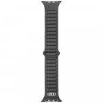 Audi Pasek Logo snteetilisest nahast magnetiline rngas do Apple Watch 44/45/46/49mm czarny