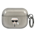 Karl Lagerfeld KLAPUKHGK AirPods Pro kate czarny/must Glitter Karl`s Head