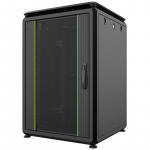 Lanview 19"" 16U Rack Cabinet 600 x 600 x 897mm Data Line - Black