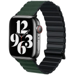 Beline Apple Watch Magnetic Pro 38/40/41mm rihm must/roheline karp