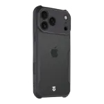 Tactical Quantum Stealth -kateklass Apple iPhone 18 Pro Max jaoks, lbipaistev/must