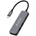 Verbatim USB-C/HDMI/USB-A 3.2/USB-A 2.0 alumiinium 32155 Adapteri pesa USB-C/HDMI/USB-A 3.2/USB-A 2.0 32155