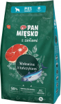 PAN MISKO Punased liha salatid koos rohtudega, beefi tuna (aeglast) krpsongid S 9kg