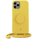Just Elegance JE PopGrip mbris iPhone 11 Pro 5.8" kollane/rabbit`s peacock 30052 ()
