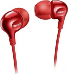Wired eaphones jack 3,5 mm PHILIPS SHE3555RD red