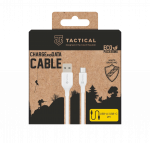 Tactical Stitch Thread USB-A/USB-C kaabel 2m / valge