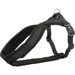 Breast Harness - Trixie Premium touring harness, XS-S: 30-55 cm|15 mm, black