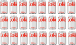 Coca-Cola Diet UK soft drink, 330 ml, 24-pack