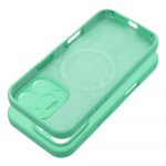 Case SILICONE 2mm for IPHONE 15 Pro compatible with MagSafe mint