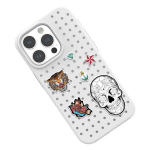 Pinit Dynamic + Tattoo Case Set PiniPhone'i 14 / 15 / 13 6.1" mustriline komplekt 3