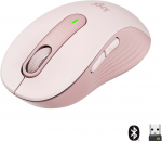 LOGITECH Signature M650 Wireless Mouse, Pink