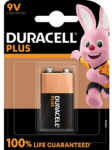 Duracell Plus 100 hekorraline 9V alkalisene patarei