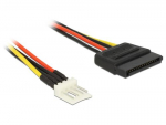 Delock Stroomkabel SATA 15Pin - Floppy 4Pin St/St 0.15m