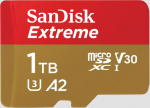 SANDISK SDSQXAV-1T00-GN6MA 1TB MicroSDXC Extreme Memory Card 190/130 MB/s A2 C10 V30 UHS-I U3