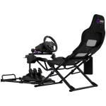 LORGAR FLEX RAF1, Sim Racing Cockpit Advanced, kokkupandav, 150x72x113 cm mnguasendis, 38x72x126 cm kokkupandult, must