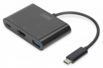 Digitus USB HDMI mitmepordiline adapter